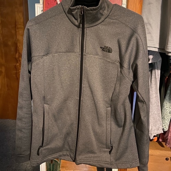 Tops - NWOT the north face dark gray zip up